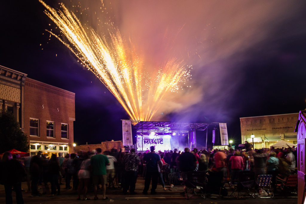 Greencastle Music Fest, Held Every August in Downtown Greencastle, Indiana